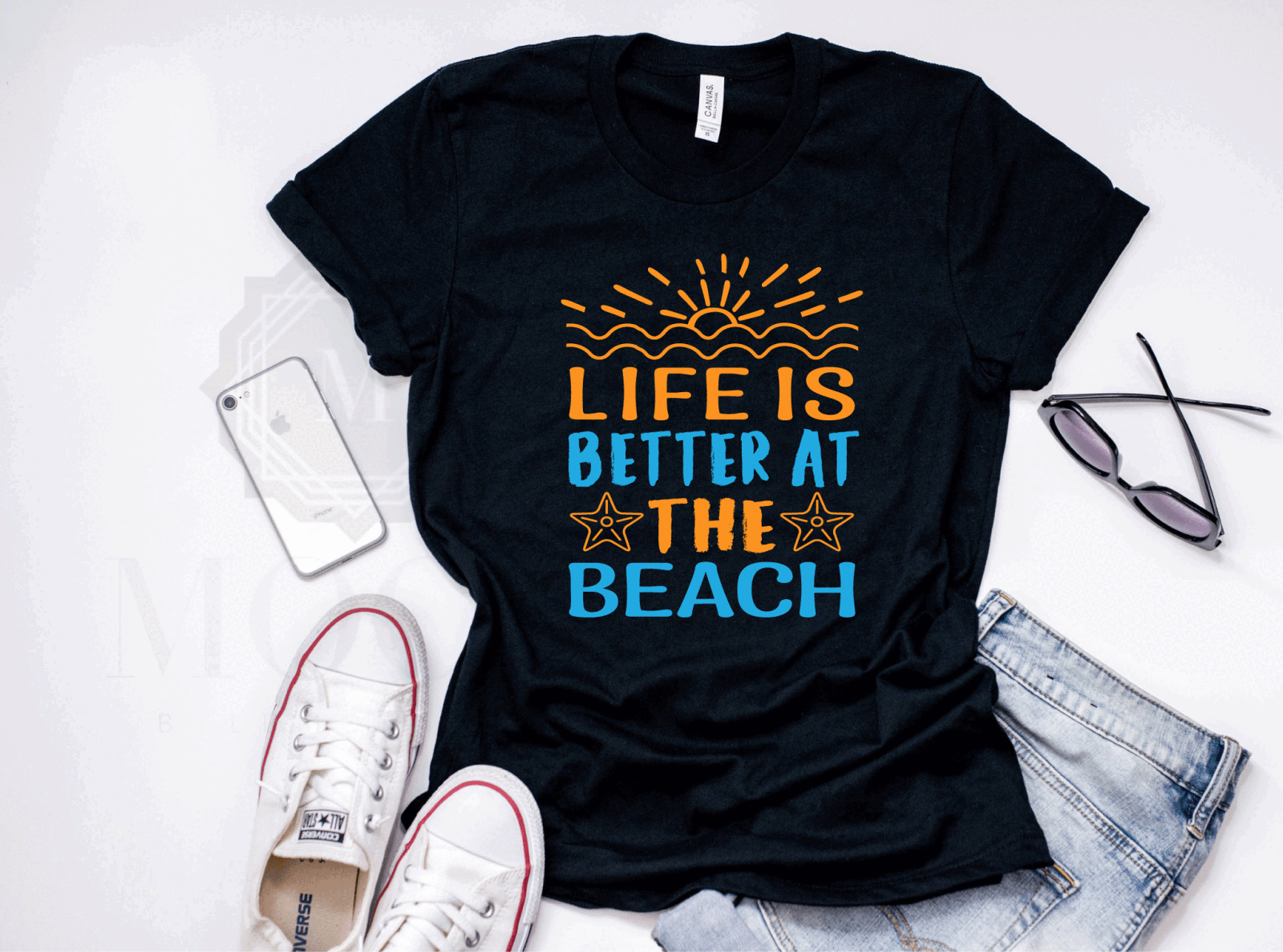 summer beach typography t-shirt design by Nurearth on Dribbble