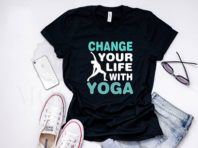 Yoga Quotes T Shirt Design designs, themes, templates and downloadable  graphic elements on Dribbble
