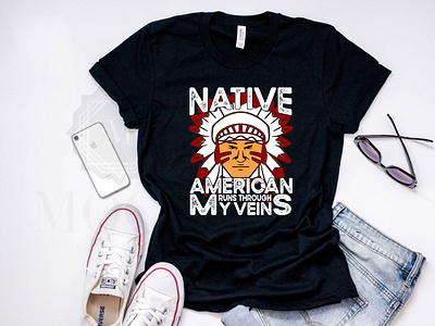 American Native graphic t-shirt design - Buy t-shirt designs