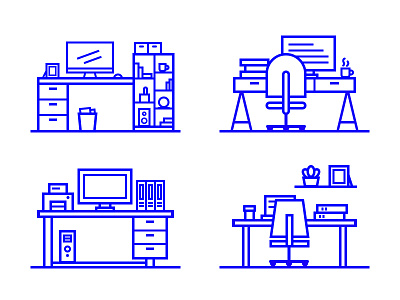 Office icon by Twinkle on Dribbble