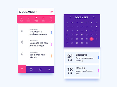 Social calendar app calendar social to do ui ux