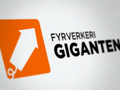 Fyrverkeri Giganten Logo company fireworks fyrverkeri giganten logo norway norwegian orange
