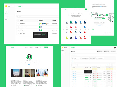 2018 airline hub airlines author dashboard design flights product segments top4 website yieldr