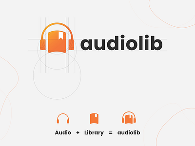 Audiolib Logo Design Concept adobe illustrator creative design graphic design interactive design logo logo concepts logo designer logo mark logodesign minimal uiuxdesign