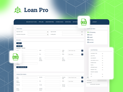 Loan Pro - A loan mortgage solution app graphic design loanapp loansoftwaresolution mortgageapplication ondemandapp ui uiuxdesign