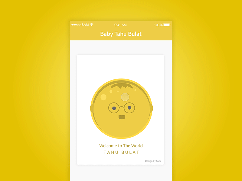 Baby Tahu Bulat baby baby tahu bulat bulat design food illustration indonesia tahu tofu ui