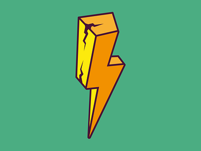 3D Lightning Bolt 3d design illustration illustrator lightning lightning bolt vector