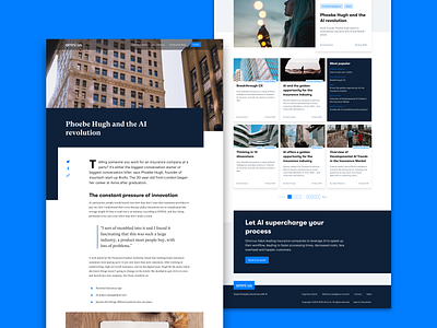 Omni:us Blog Concept blog blog design clean ui flat legibility minimal ui webdesign