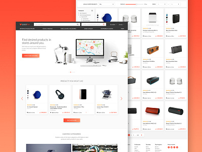 LocaFox Landing Redesign clean ui ecommerce ecommerce design flat landing page marketplace minimal platform product design ui ui design ux ui ux design webdesign