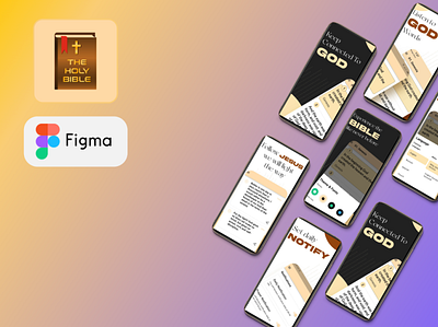 Bible App adobe xd app design figma graphic design illustration mobile app ui user experience user interface ux