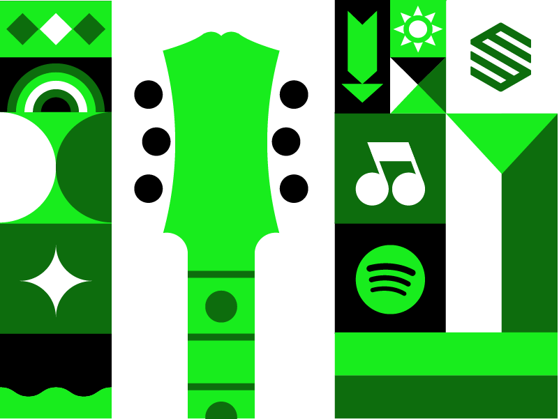 Spotify Premium Subscription ai design illustration siroko vector