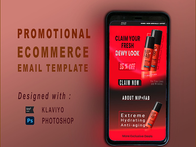 Promotional Ecommerce Email Template Design