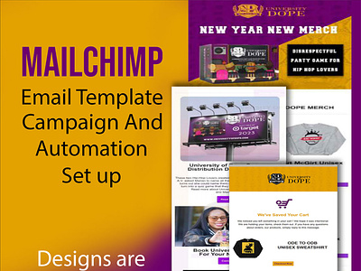 Mailchimp Email Template, Campaign and Automation designer email automation email campaign email design email marketer email marketing email template email template design graphics designer klaviyo mailchimp
