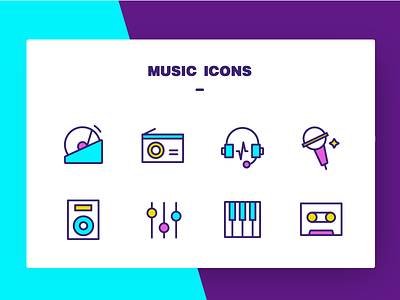 Music icons icon music