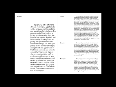 Editorial Design Studies Vol. 01 - 05 design editorial editorial design editorial layout graphic design grid grid design grid layout indesign layout layout design minimal minimalism minimalist