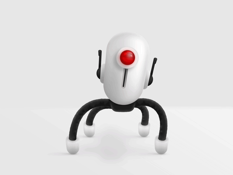 PetBot adobe after effects animation bot illustration illustrator pet puppet robot vector