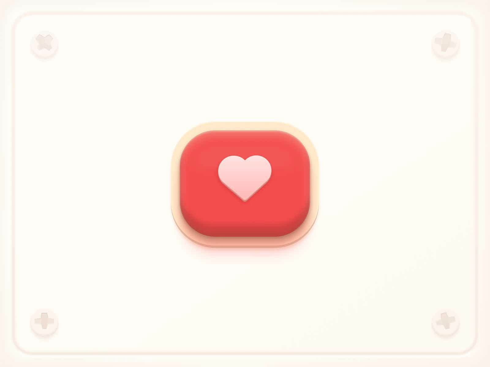 Like Button button button animation button design figma flash animation like love skeumorphism
