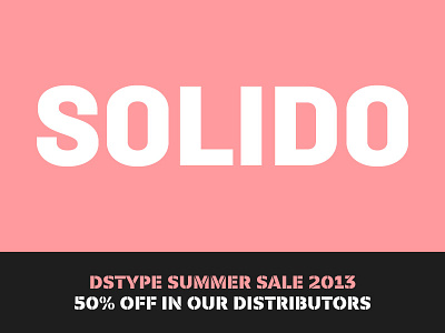 Summer Sale Suggestion: Solido dstype promotion