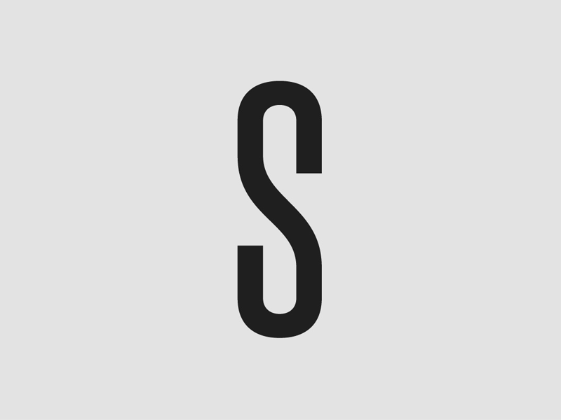 S dstype s selected glyph solido typography