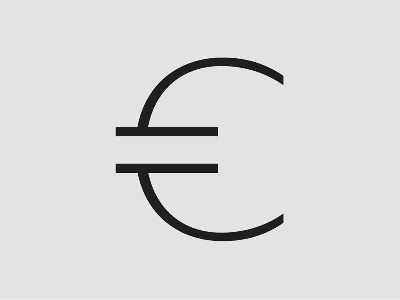 Euro dstype global selected glyph typography €