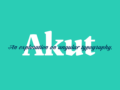 Akut display dstype script serif text type design typedesign typeface typography