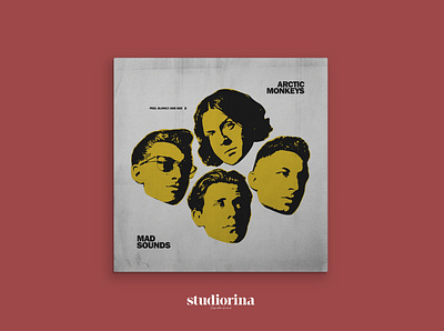 Arctic Monkeys - Mad Sounds Coverart by Studiorina albumcover artwork brand branding cover coverart coverdesign design graphic design