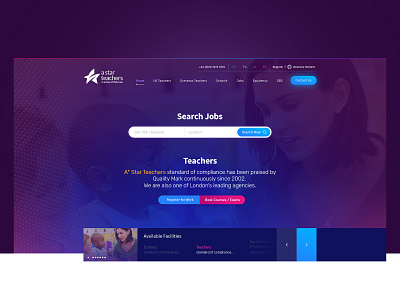 A Star Teachers branding design designing illustration landing page design logo ui uiux ux vector