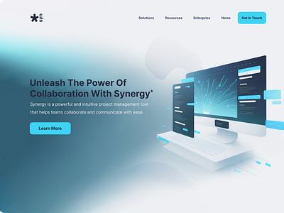 Synergy*  -  Landing Page.