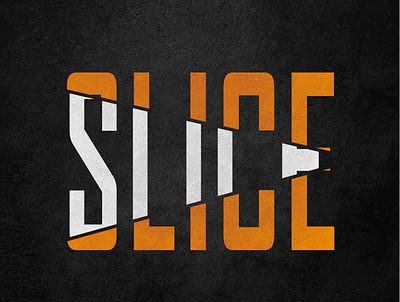 SLICE branding design graphic design typography