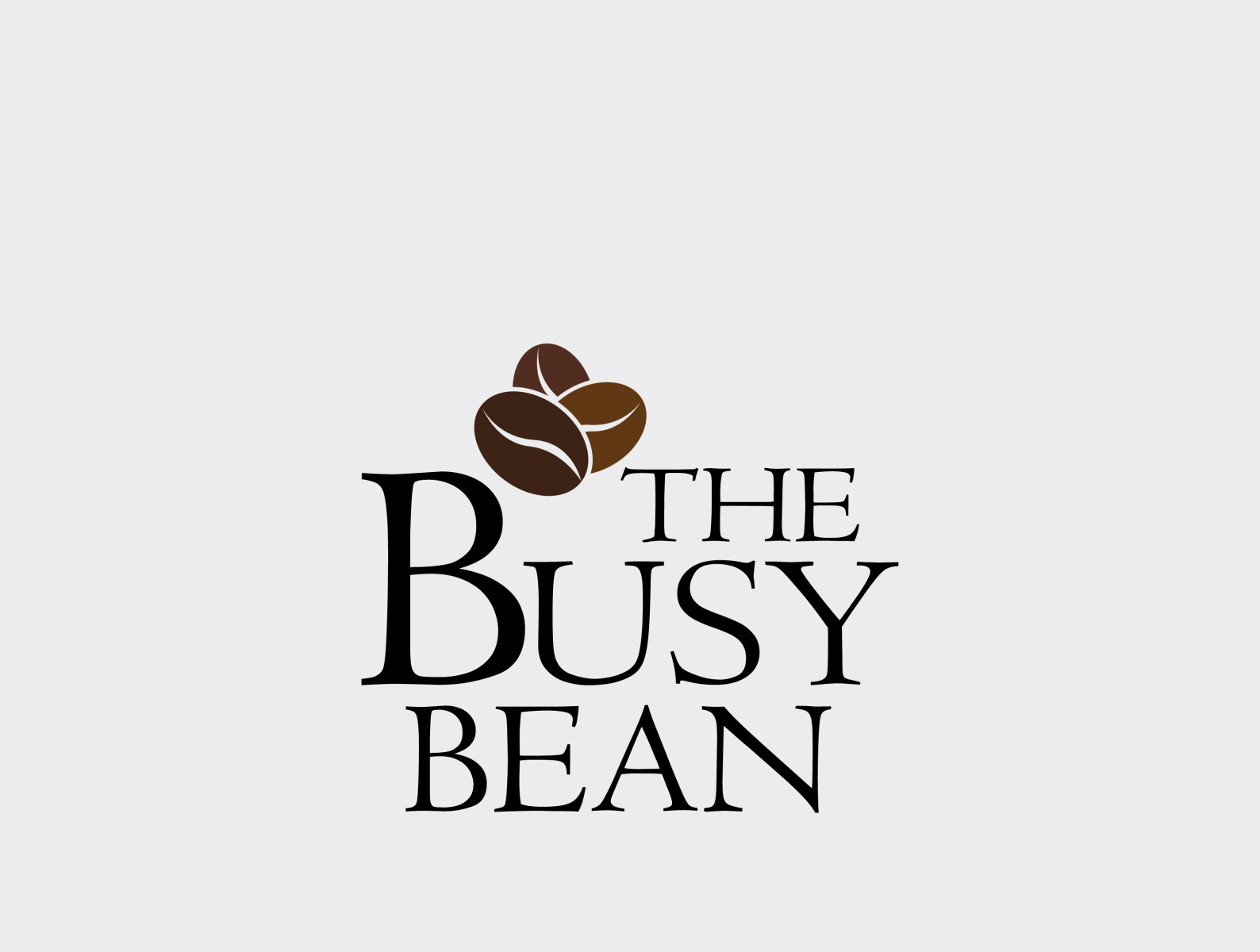 The Busy Bean Coffee Shop Logo Design by Dhaval Maru on Dribbble