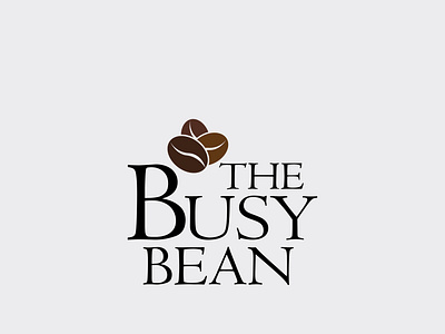 The Busy Bean Coffee Shop - Logo Design