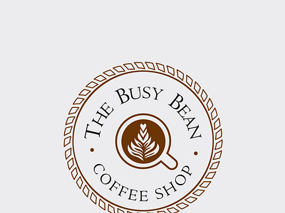 The Busy Bean Coffee Shop - Logo Design