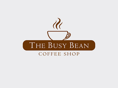 The Busy Bean Coffee Shop - Logo Design