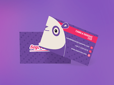 SoyMomo - Business Card business card design design graphic design print design