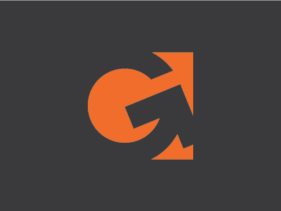 Groove Brand Mark agency branding g logo design negative space
