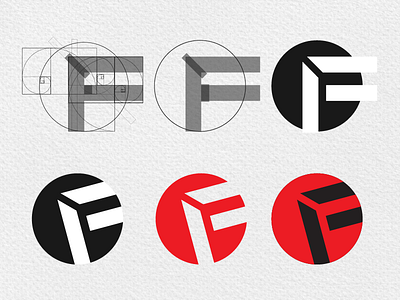 Full Circle Brand Mark brand mark f golden ratio identity design logo