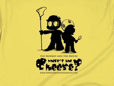 The Monkey and the Mouse T-shirt comics kickstarter monkey mouse t shirt webcomic