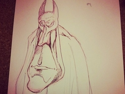 batman sketch