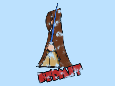 Hermit Tee ben kenobi hermit jedi obi wan kenobi star wars tee