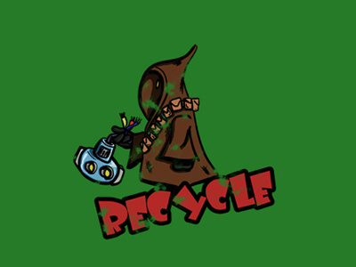 Recycle droid jawa recycle star wars tee