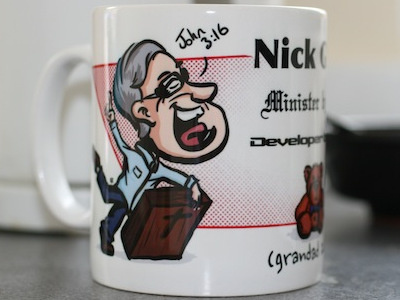 Mug photo cartoon fathers day mug