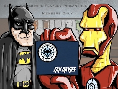 GBPP Club batman comics commission iron man