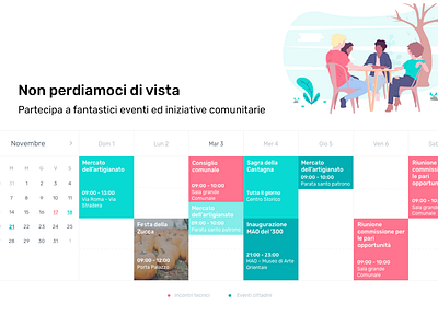 Agenda/Calendar - Country's Portal #WIP2