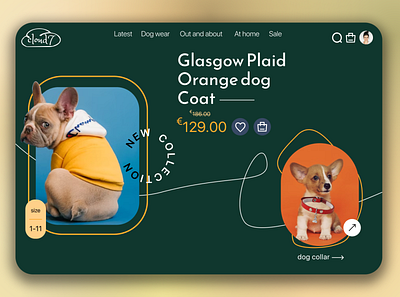 Pet clothing store branding design graphic design ui ux vector