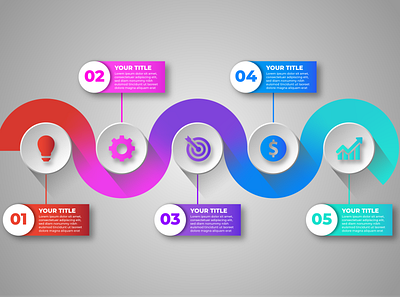 Colorful timeline infographic design adobe illustrator business infographic business time infographic colorful infographic design design graphic design infographic process infographic timeline infographic