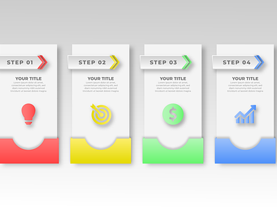 Step infographic design