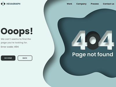 Daily UI 008 - 404 Page 404 page branding company website figma graphic design landing page ui ui design uiux design uiux designer web design website