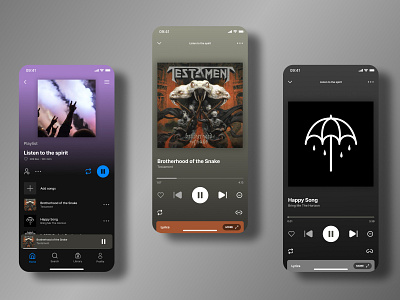 Daily UI - 009 Music Player daily ui design figma graphic design mobile app music player ui uiux design user experience user interface ux design