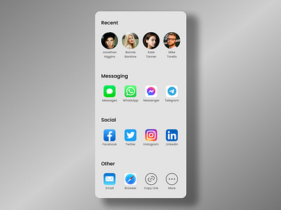 Daily UI 010 - Social Share