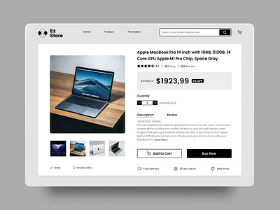 Daily UI 012 - E-Commerce Shop (single item)